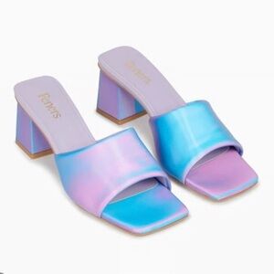 Feners Women's Purple and Blue Sandals